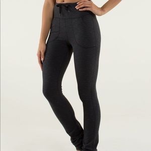Lululemon Skinny Will Pants Pique Luon Black